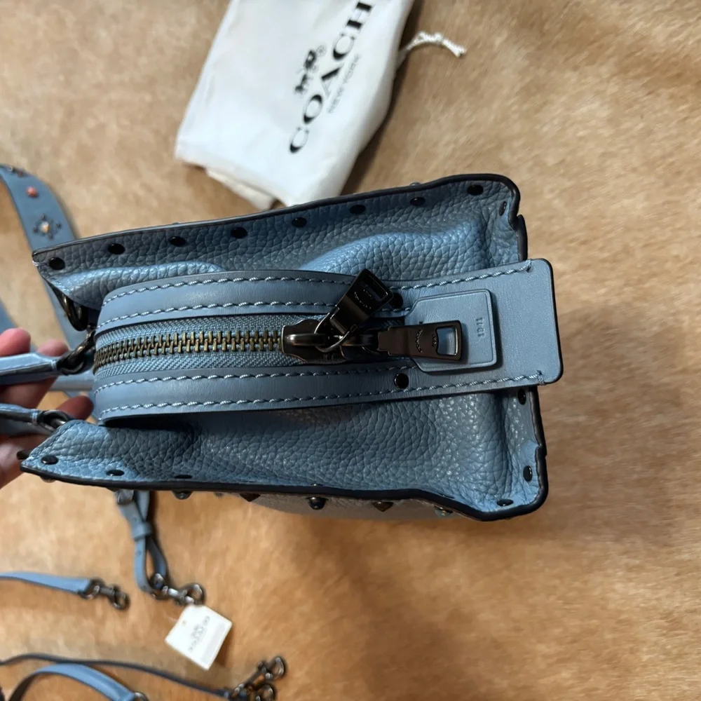 Coach Rogue 25 with rivets light blue - Picture 7 of 8